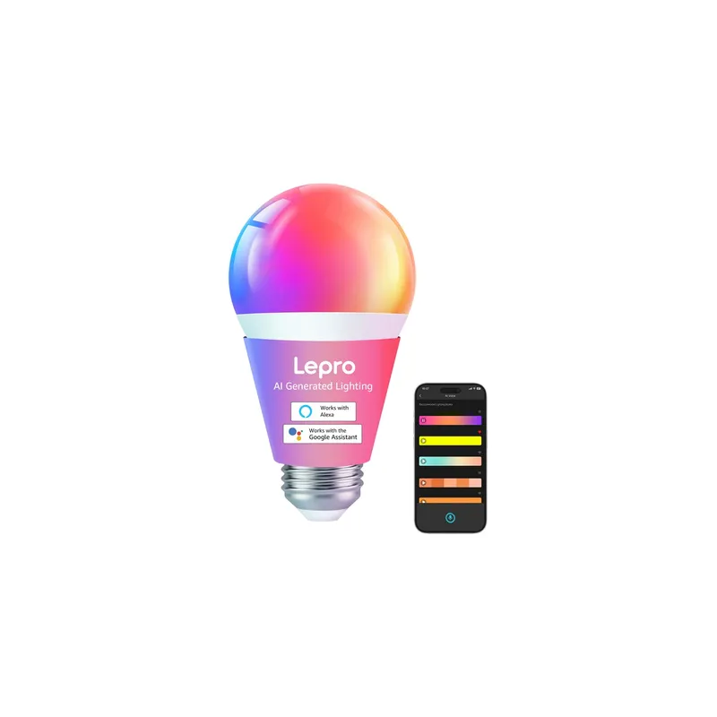 LEPRO B1 E27 LED Bulb with Bluetooth and Wi-Fi, 806 lm